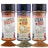 Pork Barrel BBQ Seasoning Rub Variety Pack | Gifts for Men| All Purpose BBQ Spice - No MSG, Gluten-Free, Zero Calorie | Great for Beef, Steak, Burgers, Pork, and Chicken