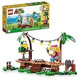 LEGO Super Mario Dixie Kong’s Jungle Jam Expansion Set 71421, Super Mario Gift Set for Boys and Girls Ages 7-9, Buildable Toy Game Featuring 2 Brick Built Super Mario Figures with Musical Accessories