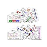 Complete EMS Horizontal Badge Card Set - 13 Cards