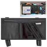 High Road Car Visor Organizer with Secure Zip Pockets, Sunglasses Holder and Clear Registration and Insurance Pocket - Heavy Duty Straps Fit Most Car, SUV and Truck Visors