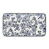 Pfaltzgraff Gabriela Floral Rectangle Platter, 14.75 Inch, Blue and White