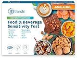 5Strands Food & Beverage Sensitivity Test, Hair Analysis Intolerance Test for Adults & Kids, 400+ Items Tested, at-Home Collection Food Intolerance Testing, Accurate Results in 5 Days