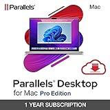 Parallels Desktop 20 for Mac Pro Edition | Run Windows on Mac Virtual Machine Software | Authorized by Microsoft | 1 Year Subscription [Mac Download]