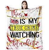 Vuinezo True Crime Gifts, True Crime Blanket 60"x50", Serial Killer Gifts, True Crime Gifts for Women/Men, Crime Show Lover Gifts, Gifts for True Crime Lovers, Crime Scene/Detective Gift