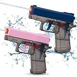 2 Pack Water Guns for Kids - Squirt Gun Water Blaster Soaker Water Pistol Toys for Toddlers Child Boys Girls, Ideal Summer Gifts for Swimming Pool Beach Party Outdoor Shooting Game Water Fighting Toy