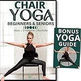 CHAIR YOGA FOR SENIORS DVD + Poster + Bonus Yoga DVD. Strength- Energize- Healing- Relieve Stress. Chair yoga DVD for beginners. Yoga chair exercises for seniors DVD. Yoga videos for beginners DVD.