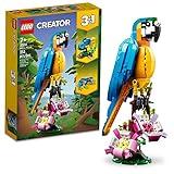 LEGO Creator 3 in 1 Exotic Parrot Building Toy Set, Transforms to 3 Different Animal Figures - from Colorful Parrot, to Swimming Fish, to Cute Frog, Creative Toys for Kids Ages 7 and Up, 31136