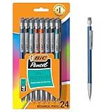 BIC Xtra-Precision Mechanical Pencils with Erasers, Fine Point (0.5mm), 24-Count Pack Mechanical Drafting Pencil Set