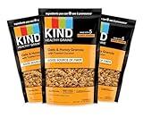 KIND Healthy Grains Granola, Oats & Honey Clusters with Toasted Coconut, Healthy Snacks, Gluten Free, 100% Whole Grains, 5g Protein, 11oz, 3 Count