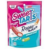 SweeTARTS Rope Bites Candy, Mixed Fruit, 8 Ounce Resealable Bag