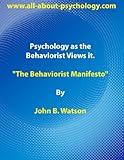 Psychology As The Behaviorist Views It