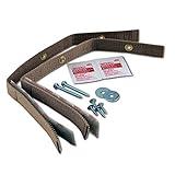 Quakehold! Furniture Strap Kit, Earthquake Fasteners for Disaster Preparedness, Child Proof Safety Straps for RV, Home Office, Helps Prevent Damage and Injury, Easy to Install, Oak