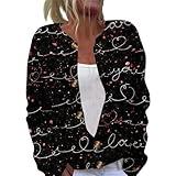 Womens Vintage Floral Sequin Sweaters for Women Inspiration Clothes Candy Heart Sweater for Women 3D Print Cardigans Womens Jackets Winter Fashion 2023 Heart Love Knitted Sweater