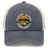 Made in US Florida Everglades Alligator Alcatraz Hats for Women Baseball Caps Funny Washed Workout