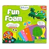 Skillmatics Foam Sticker Art Activity - Animals, Mess-Free Fun for Kids, 800+ 3D Foam Stickers, DIY Felt Craft Kits, Gifts for Boys & Girls Ages 3, 4, 5, 6, 7