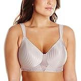 Playtex Women's Secrets All Over Smoothing Full-Figure Wirefree Bra US4707 Warm Steel