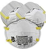 3M 8210 Particulate Respirator, N95, Pack of 20 Disposable Respirator, NIOSH APPROVED, Two-Strap Cup Style Design, Lightweight with Cushioning Nose Foam