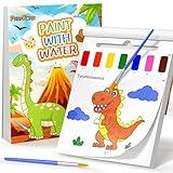 PERRYHOME Paint with Water Coloring Books for Kids,Mess Free Toddler Watercolor Painting Set,Dinosaur Arts and Crafts Toys-Birthday Christmas Gifts for Toddlers Boys Ages 3 4 5 6 7 8