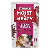 Purina Moist and Meaty Steak Flavor Soft Dog Food Pouches - 36 ct. Pouch