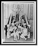 Historic Framed Print, [Michi Okamoto and other beauty contestants, at the Hotel Plaza in New York, preparing to compete for the title The American Beauty who best typifies the beauty of Bali, a contest sponsored by a nationally known bra manufacturer], 17-7/8" x 21-7/8"