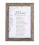 Mom, Now That I'm Older- Gift for Mom from Daughter Or Son for Mother's Day, Christmas, Birthday - Made in USA - Mom's 50th/70th/80th Birthday Gift, 5 x 7 inches, Wood Color