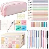 Losnakt Bible Study Supplies and Journaling Kit for Women - No Bleed Highlighters, Pens, Notebook, Bible Annotation kits. Perfect Christian Gifts for Women, Note Taking Supplies for Bible.