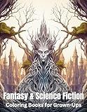 Fantasy & Science Fiction Coloring Books for Grown-Ups