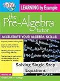 Pre-Algebra Tutor: Learning By Example - Solving Single Step Equations