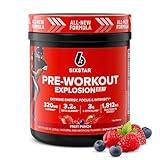 Six Star Pre-Workout Powder for Men & Women, Fruit Punch (30 Servings) - Preworkout Explosion 2.0 Energy Powder Drink Mix with Beta-Alanine & Caffeine - Sports Nutrition Supplement Products