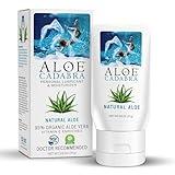 Aloe Cadabra Natural Water Based Personal Lubricant and Vaginal Moisturizer, Organic Aloe Lube for Men, Women and Couples, Non-Staining, pH Balanced (Unscented 2.5 Ounces, 1 Pack)