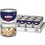 Swanson Canned Chicken a la King With White and Dark Chicken Meat, 10.5 OZ Can (Case of 12)