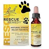 Bach RESCUE REMEDY PET Dropper 10mL, Natural Stress Relief, Calming for Dogs, Cats, & Other Pets, Homeopathic Flower Essence, Thunder, Fireworks, Travel, Separation, Sedative-Free