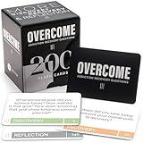 Overcome Complete – Addiction Recovery Questions Group Therapy Game 200 Cards – Counseling Conversations Icebreaker for Substance Abuse, Positive Mental Health, Sobriety, Relapse & Suicide Prevention