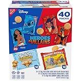 Heroes & Villains Snack Variety Pack, 40 Count – Graham Snacks, Teddy Grahams Honey, and Barnum’s Animal Crackers Mini Packs, Lunchbox & Party Snacks
