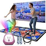 YRPRSODF Flannel Dance Mat for Kids and Adults, Electronic Dance Pad for TV, Camera Dancing mat for Exercise&Game,Plug& Play Game for Kids,Gifts for Girls & Boys Ages 3+