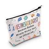Anesthesiologist Gift Anesthesia Cosmetic Makeup Bag CRNA Gift Anesthesiology Grad Graduation Gift (Anesthesiologist Bag)