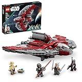 LEGO Star Wars Ahsoka Tano’s T-6 Jedi Shuttle Spaceship Toy - Star Wars Building Toys Set for Kids, Boys & Girls, Ages 9+ - Gift for Christmas for Fans - 4 Minifigures - 75362