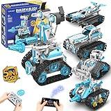 Suplanet STEM Robot for Kids Ages 8-14, 5-in-1 Remote Control and APP Programmable Robot Toys - 720 Pcs DIY Building Science Educational Kit, Building Block Birthday Present for Teen Boys Girls