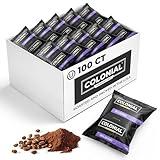 Colonial Coffee 100 Count Single Pot Coffee Packets – 100% Arabica Colombian Medium Roast | Pre-Measured Frac Packs for 12 Cup Maker | Bulk Ground Gourmet Coffee for Home & Office