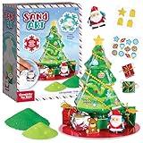 Creativity for Kids Sand Art Kit: Christmas Tree - Winter Crafts and Stocking Stuffer for Kids, Sand Art Kits for Kids, Kids Stocking Stuffers 6-8 for Kids