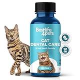 Cat Dental Care & Bad Breath Remedy - Natural Oral Health for Cats Teeth, Mouth & Gums; Daily Cat Breath Freshener, Plaque &Tartar Control Help Gingivitis and Stomatitis; Easy to Use 400 Tiny Pills