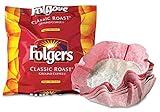 Folgers Classic Roast Filter Packs, Premeasured Ground Coffee and Filter in a Single Pouch, 160 Count (Pack of 4)