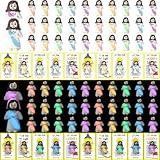 CroBlissful 60 Sets Mini Jesus Figurines Halloween Decor Glow in The Dark with Let Your Light Shine Cards Luminous Jesus Figures Toys for Bible Sunday School Religious Gifts(Holding A Cross Style)