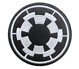 Antrix Galactic Empire Empire Target Tactical Applique Fastener Hook and Loop Military Movie Film Galactic Empire Badge Patch -Dia.3.15"