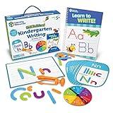 Learning Resources Skill Builders! Kindergarten Writing - 38 Piece Activity Set , Ages 5+ Kindergarten Learning Essential Materials, Alphabet Learning Activities, Kindergarten Homeschool Supplies