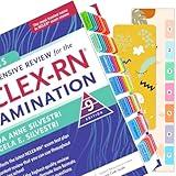 Index Tabs for Saunders Comprehensive Review for The NCLEX-RN® Examination, (Book not Included). 72 Printed NCLEX-RN 9th Edition Tabs, with Page Markers and Alignment Guide & Bookmark