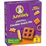 Annie's Cheddar Snack Mix With Assorted Crackers and Pretzels, Made with Real Cheese, 9 oz