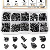 mankk 400PCS Computer Screws Motherboard Standoffs Screws PC Screws Laptop Screws PC Case Screws Fan Screws SSD Screws for HDD Hard Drive,PC Case,PC Fan,ATX Case, SSD,CD-ROM