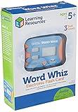 Learning Resources Electronic Flash Card Game, Handheld Word Building Game for Kids, Electronic Learning Games, Ages 5+