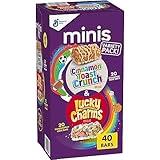 Lucky Charms and Cinnamon Toast Crunch Mini Cereal Treat Bars Variety Pack, 40 ct, 20 oz